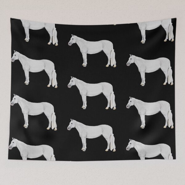 Item preview, White Pony designed and sold by Ali Scarlett Adams.