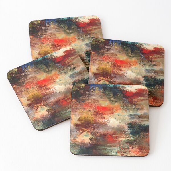 Item preview, Heavy Brushed Colourful Abstract Art designed and sold by Trevor Hirst.