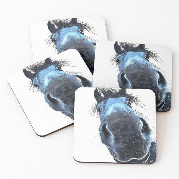 Item preview, HaPPY HoRSe PRiNT ' HaPPY BuRTie ' BY SHiRLeY MacARTHuR designed and sold by Shirley MacArthur Art.