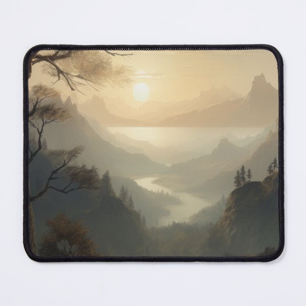 Item preview, Forest and Mountains Landscape designed and sold by OtterComforts.