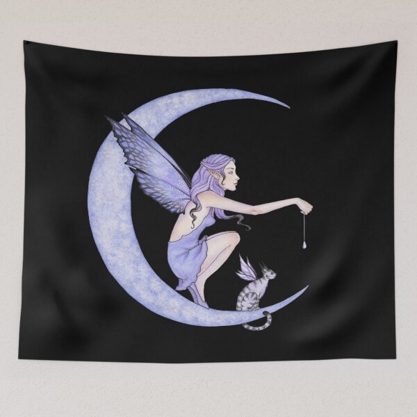 Item preview, Once In A Blue Moon designed and sold by AmyBrownArt.