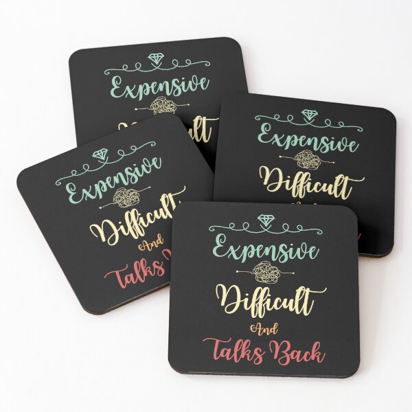 Item preview, Expensive, difficult and talks back  designed and sold by Drzamag.