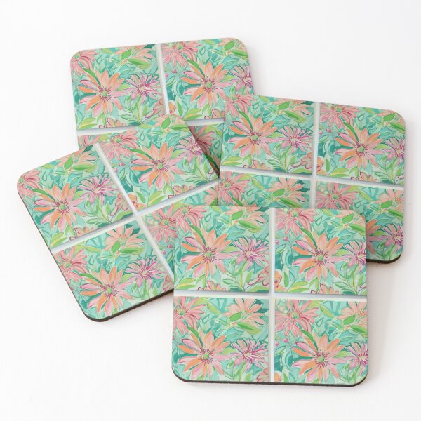 Item preview, Pastel spring flowers designed and sold by Neonmountain.