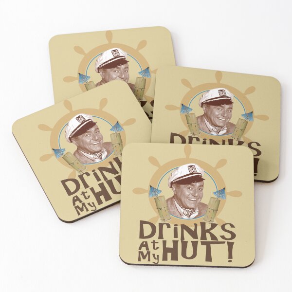 Item preview, Drinks At My Hut! designed and sold by Alema Art.