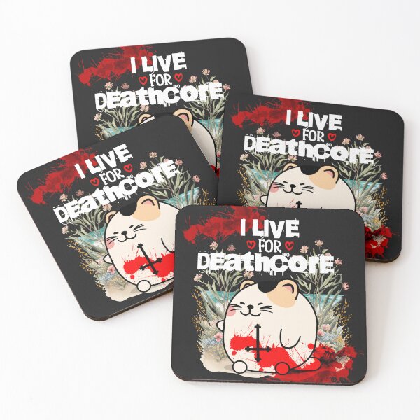 Item preview, Death in Paradise Embrace the Darkness - I Live for Deathcore" T-shirt designed and sold by The-Dark-Art.
