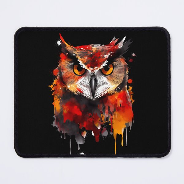 Item preview, Owl paint splatter  designed and sold by nemfisart.