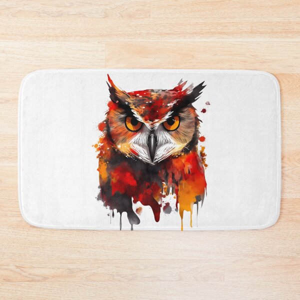 Item preview, Owl paint splatter  designed and sold by nemfisart.