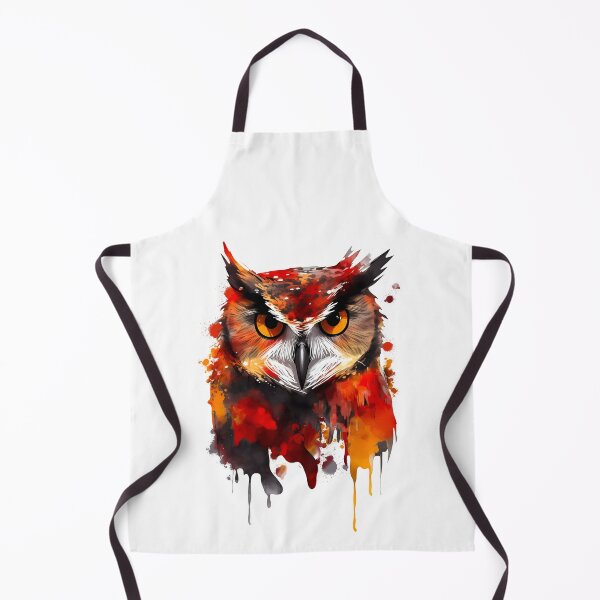 Item preview, Owl paint splatter designed and sold by nemfisart.
