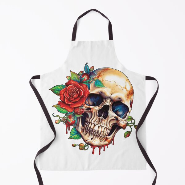 Item preview, A Rose & Skull for a fitting Tattoo designed and sold by Rickie Pauley.