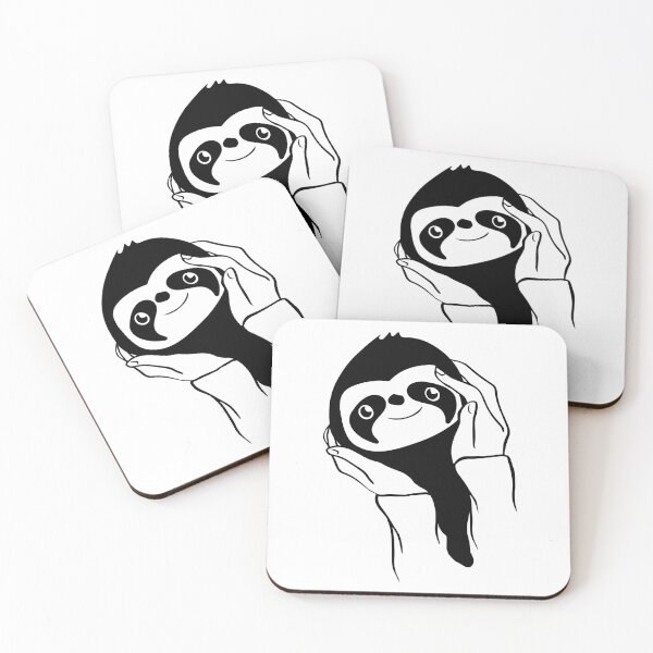 Item preview, Cute sloth in woman hands designed and sold by MoSaid.
