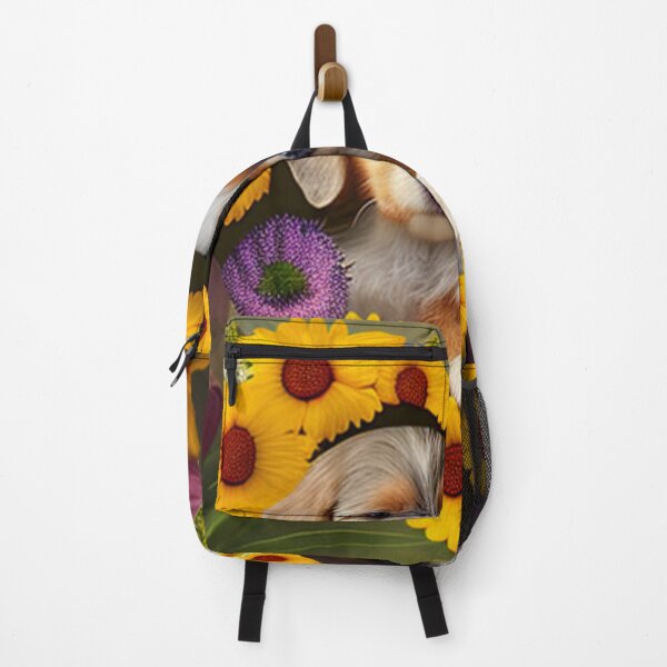 Artikelvorschau, Glückliche süße Welpen und Blumen mit Liebe von Brandon Cable entworfen und verkauft von BrandonArtWorld.