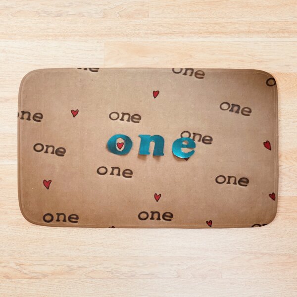 Item preview, One Heart designed and sold by LoveHeartRocks.