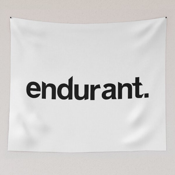 Item preview, Endurant - Single Word White designed and sold by StaggerWords.