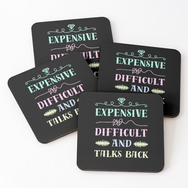 Item preview, Expensive, difficult and talks back  designed and sold by Drzamag.