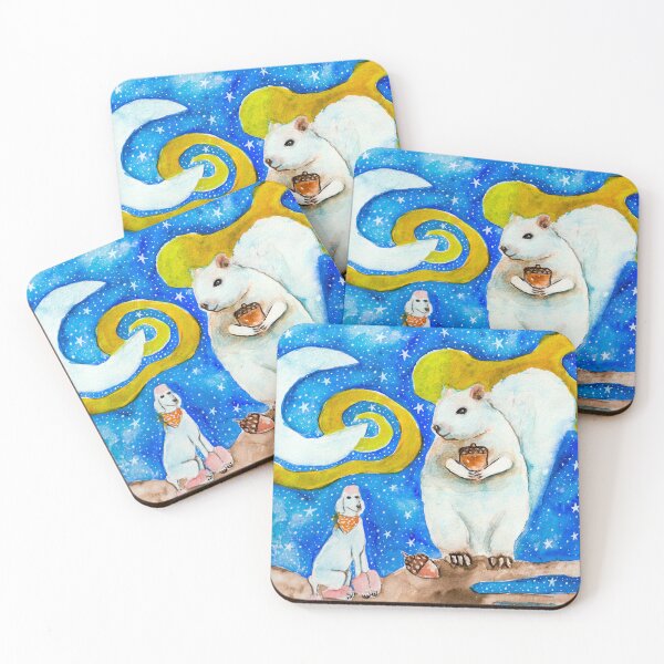 Item preview, ZIGGY STARDOG THE POODLE WITH WHITE SQUIRREL designed and sold by Magicpoodleland.