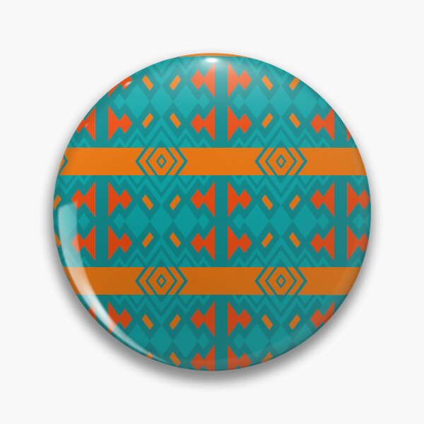 Item preview, Geometrics in Teal and Orange designed and sold by Sheldon Stewart.