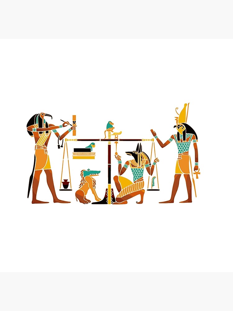 WEIGHING THE SOUL. Egyptians. Egyptian. by TOMSREDBUBBLE