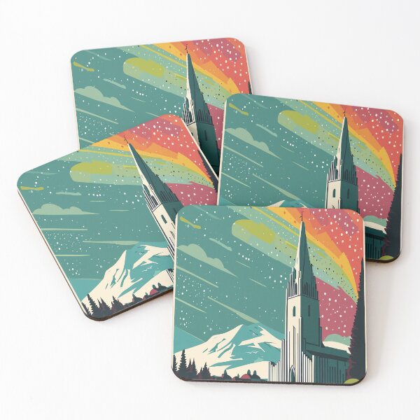 Item preview, Reykjavik, Iceland, Travel poster designed and sold by BokeeLee.