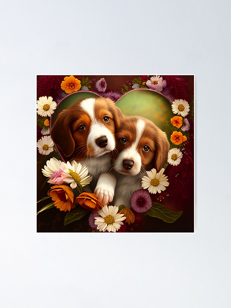 Cute king Charles Spaniel Puppies Paint By Numbers