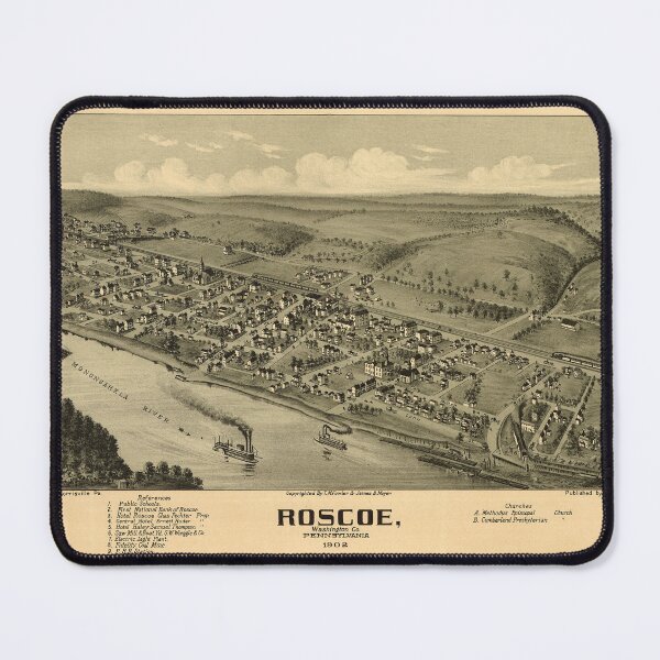 Item preview, Roscoe, Pennsylvania (1902) designed and sold by allhistory.