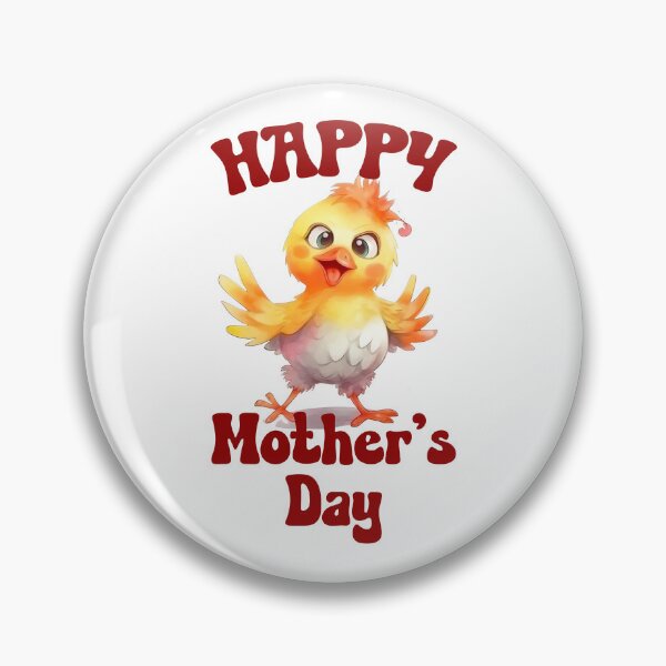Item preview, Cute Chicken Happy Mothers Day designed and sold by ittybittyowl.