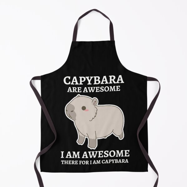 Item preview, Capybara Are Awesome Therefore I'm Capybara Funny Humor designed and sold by Kwoss.