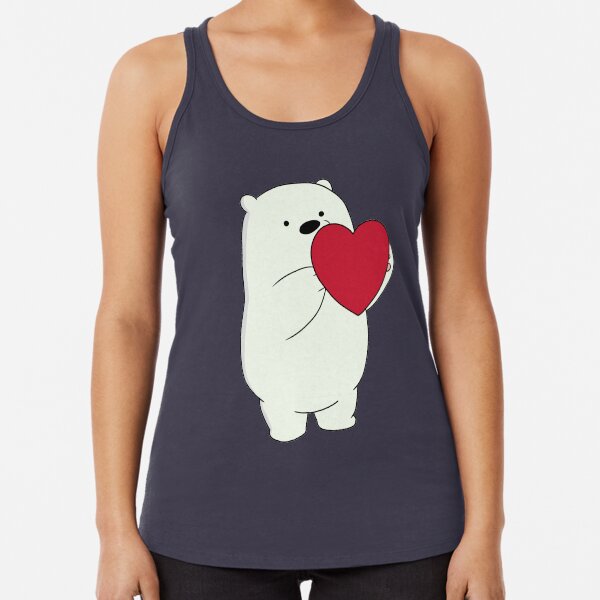 We Bare Bears Ice Bear Camiseta con espalda nadadora