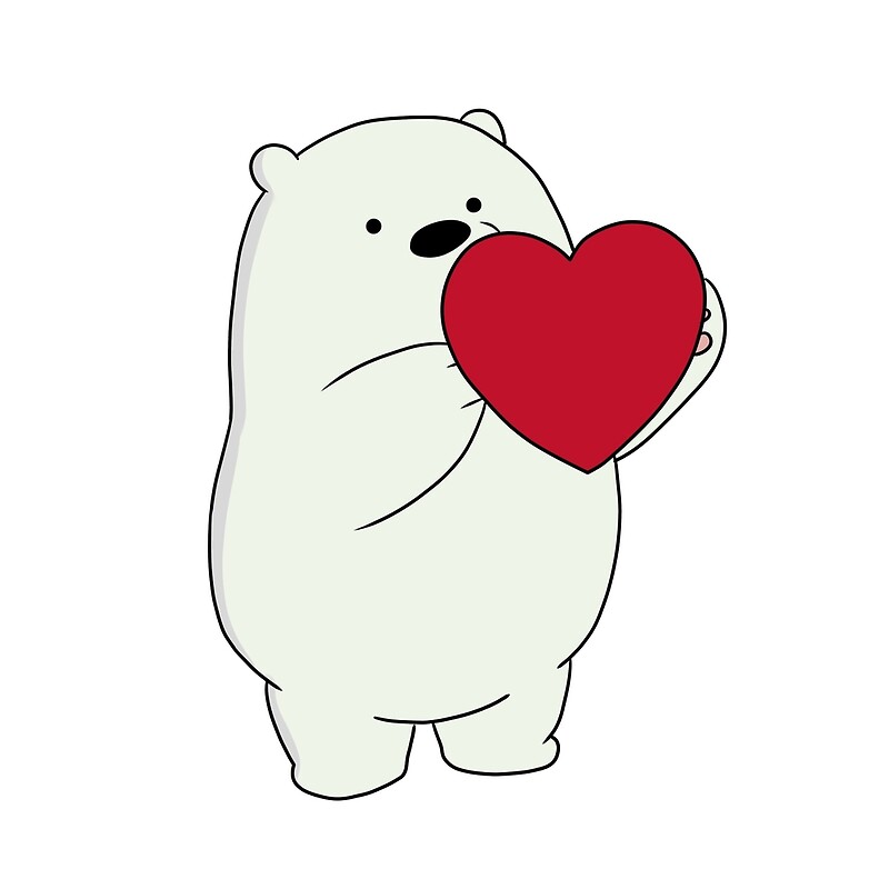 We Bare Bears Ice Bear Happy