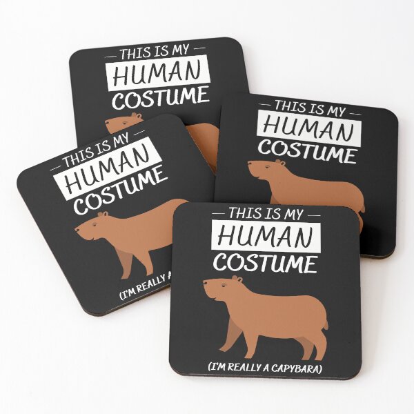Item preview, This Is My Human Costume I Am Really A Capybara Cute Animal Gift designed and sold by Kwoss.