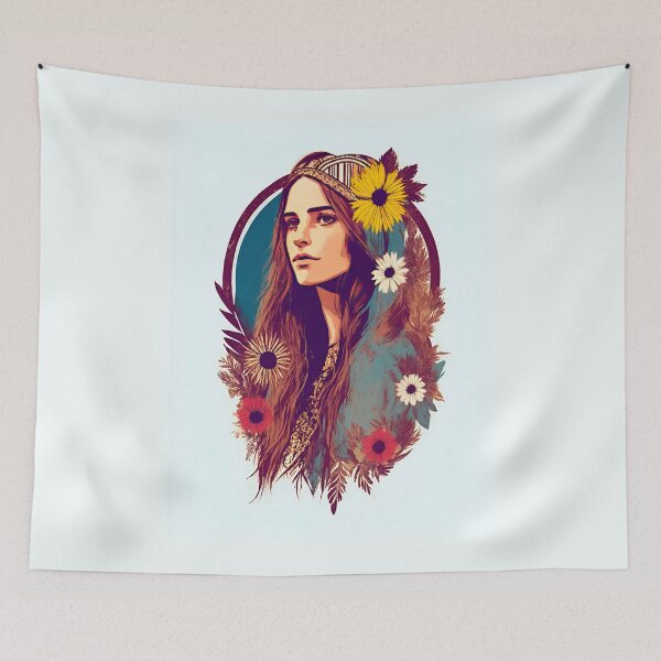 Item preview, Good Vibes Boho Girl designed and sold by bobbi-gyre.