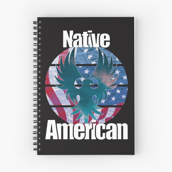 Item preview, Native American with eagle and flag designed and sold by CarrieTDesigns.