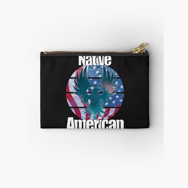 Item preview, Native American with eagle and flag designed and sold by CarrieTDesigns.