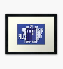 Doctor Framed Print