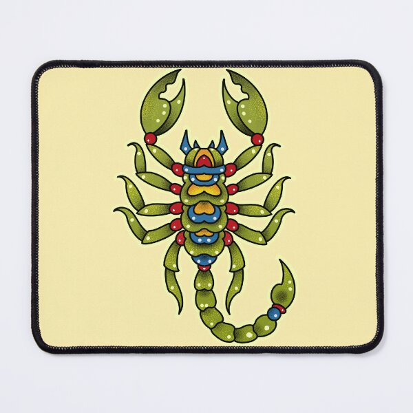 Item preview, Scorpion tattoo, neotraditional style designed and sold by weilertsen.
