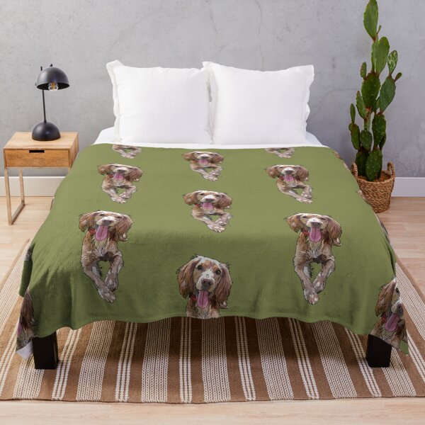 Item preview, Golden Cocker Spaniel portrait, khaki background by Gorilla Bark designed and sold by GorillaBark.