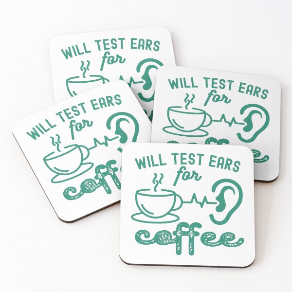 Item preview, Funny Audiology, Will Test Ears for Coffee designed and sold by Moedex.