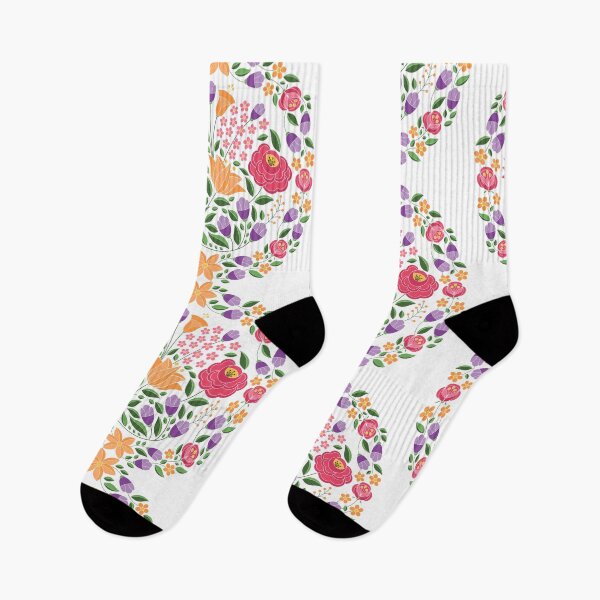 Item preview, Kalocsai folk art flowers circle pattern designed and sold by Kormix.