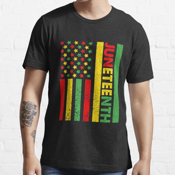 Juneteenth Flag Rhinestone Mega Bling Shirt - Bring Your Ideas