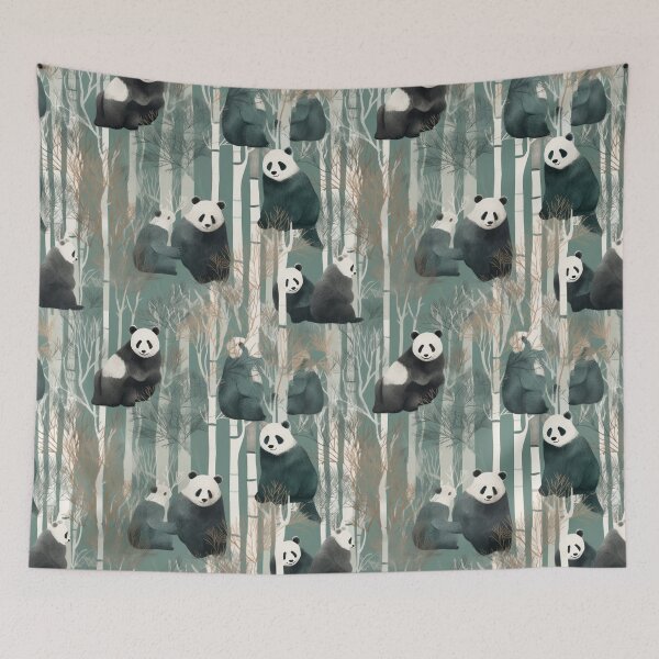 Aperçu de l'œuvre Panda Bambou Mignon #8 créée et vendue par ISaidBang.