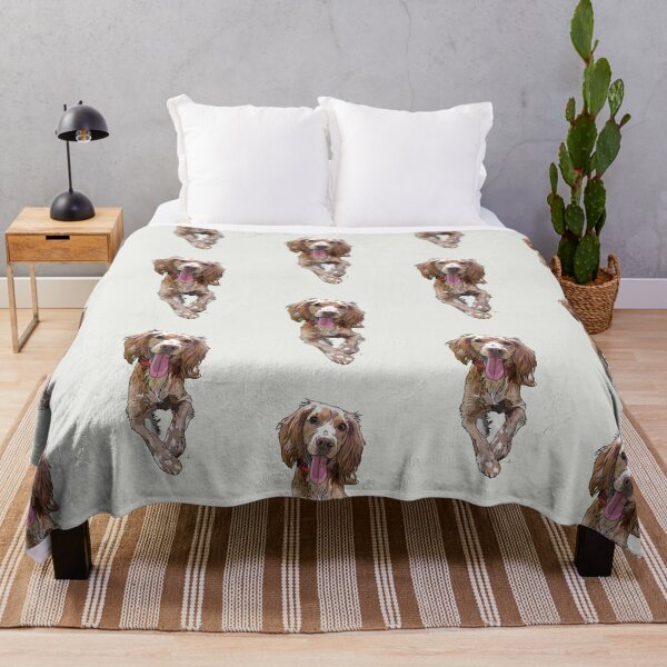 Item preview, Golden Cocker Spaniel portrait, cream background by Gorilla Bark designed and sold by GorillaBark.