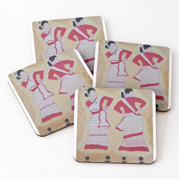 Item preview, Bihu dancers  designed and sold by Kiruthikaarts.