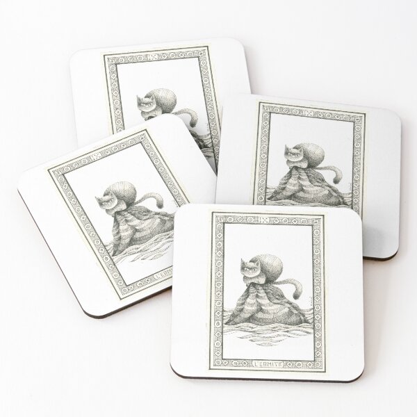 Aperçu de l'œuvre Tarot de L'ermite : Cadeau Envoûtant pour les Amoureux des Chats créée et vendue par gatteria.