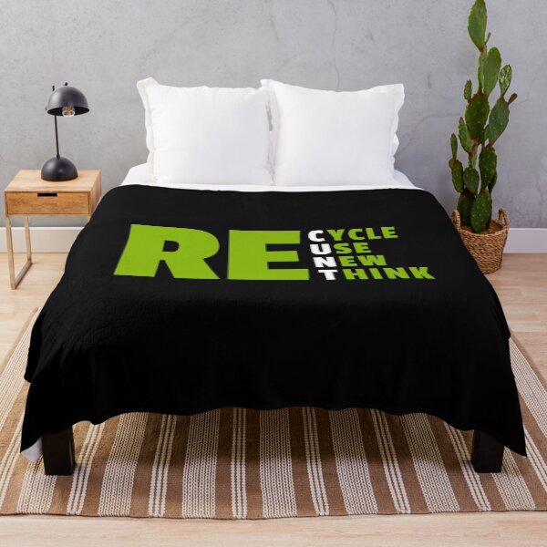 Item preview, Recycle, reuse, renew, rethink designed and sold by Bunchable.