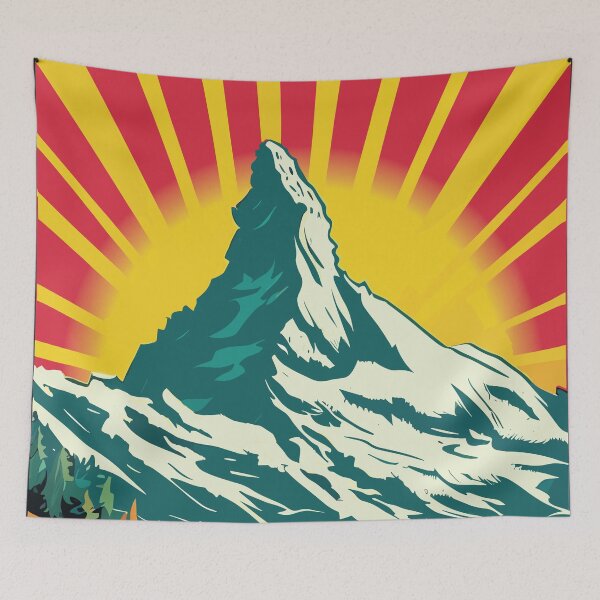 Item preview, Zermatt,Matterhorn,Switzerland,Ski Poster designed and sold by BokeeLee.