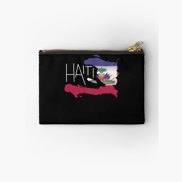 Item preview, Retro Haitian Flag Haiti Map Art  designed and sold by MrEddie10.