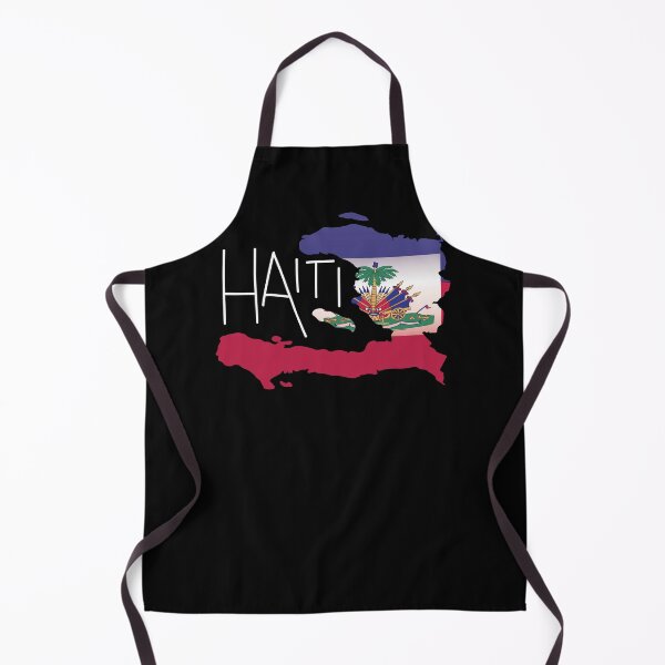 Item preview, Retro Haitian Flag Haiti Map Art designed and sold by MrEddie10.