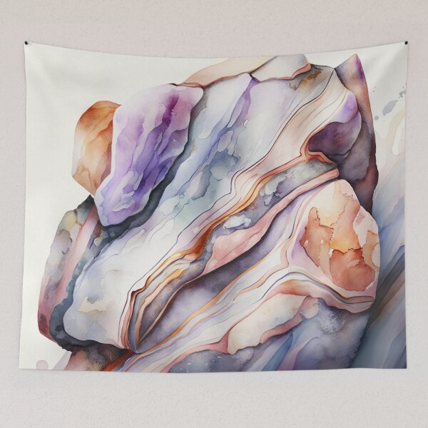 Item preview, Rocks in Watercolor designed and sold by shokA Design.