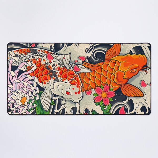 Vista previa del artículo con la obra «Estanque de peces koi », diseñado y vendido por Snapnfit.