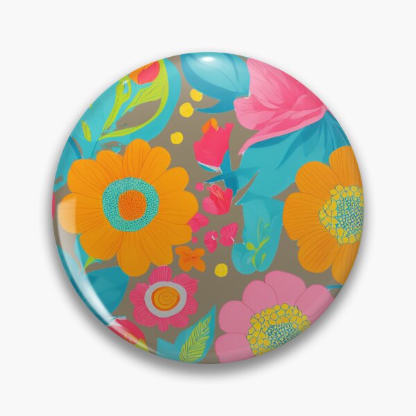 Item preview, Bursting with Color: A Floral Extravaganza designed and sold by modernaarte.