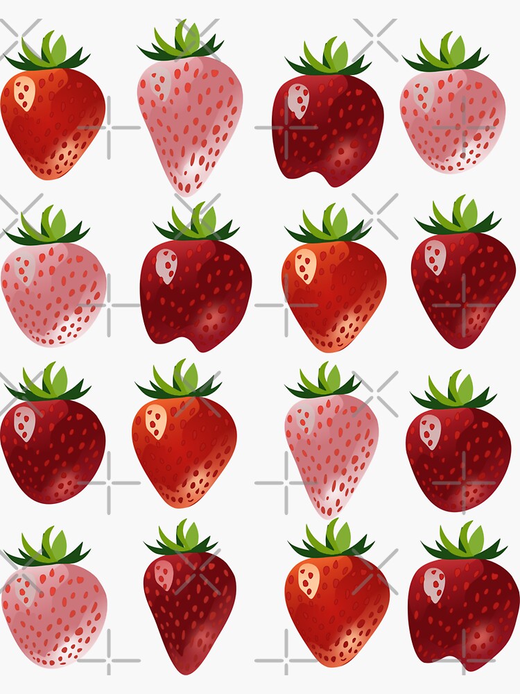 Strawberry Printable Stickers